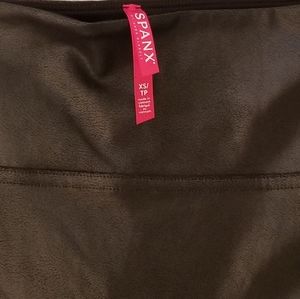 Spanx faux leather leggings